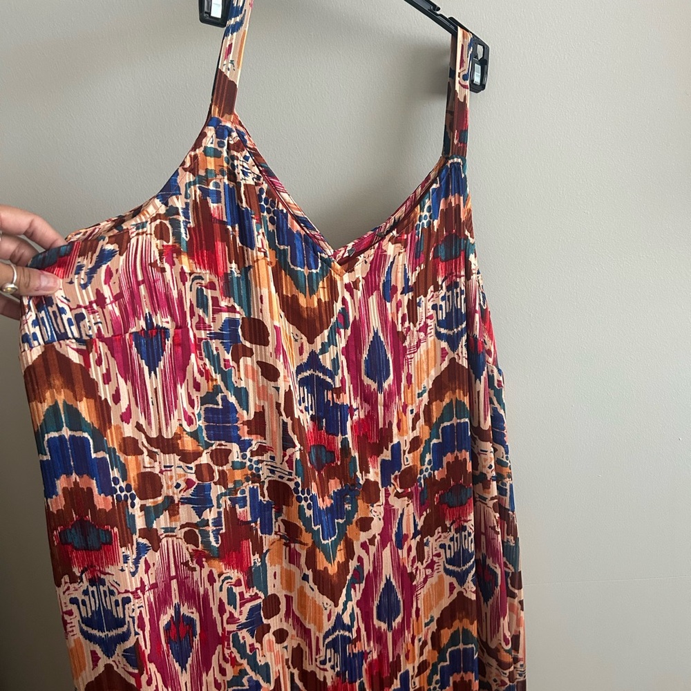 Multicolor unique Sleeveless Maxi Dress - Picture 2 of 10